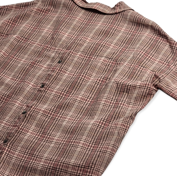 Madewell Pink Courier Button-back Shirt In Hartley Plaid - Picture 8 of 10